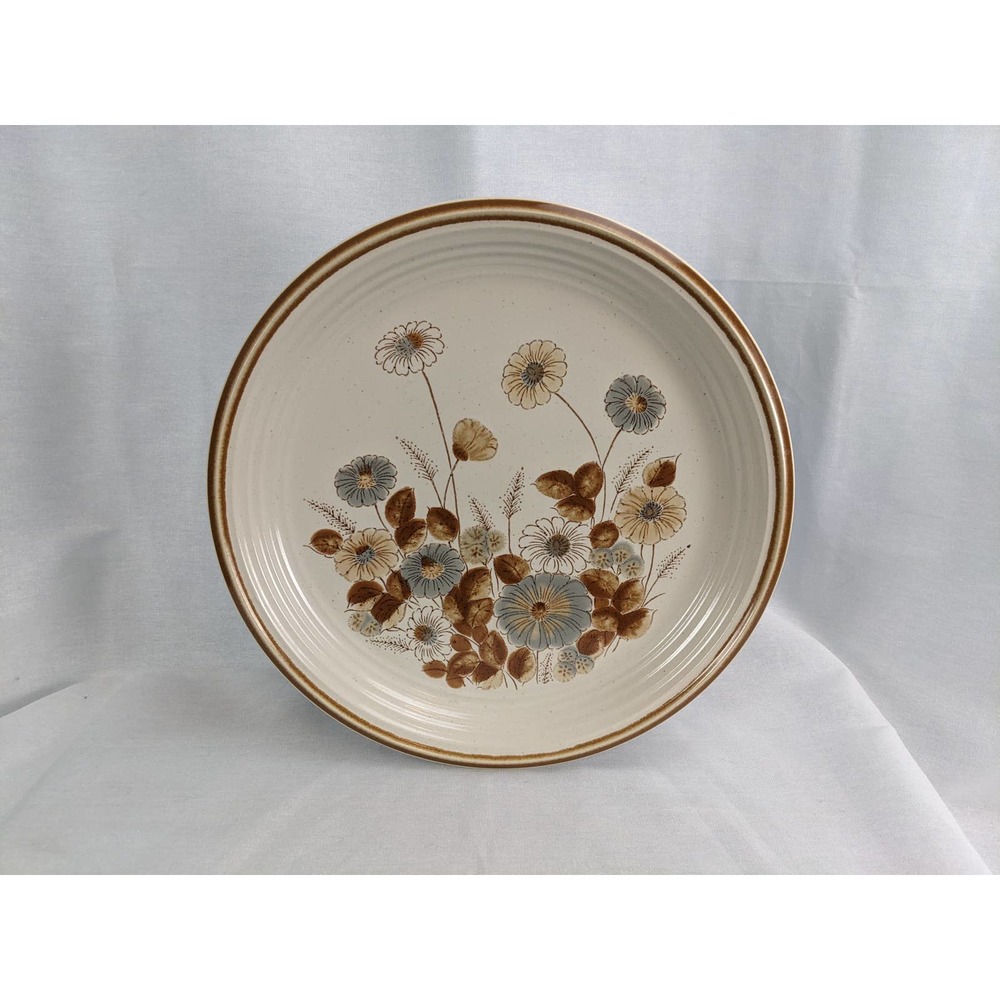 Vintage 1970's "La Marguerite" Fujistone Dinner Plate Stoneware Japan #3773